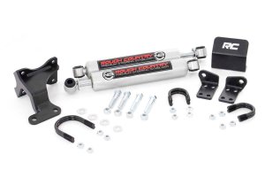 Jeep Wrangler Unlimited Steering Stabilizer - Dual - Rough Country - N3 - '07-'18